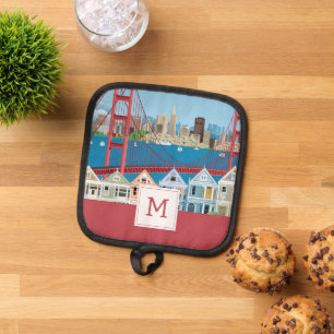 San Francisco, CA The City By The Bay Pot Holder