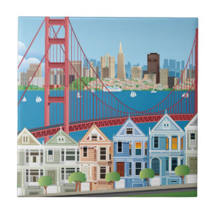 San Francisco, CA The City By The Bay Tile