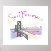 San Francisco, CA with Rainbow Colours