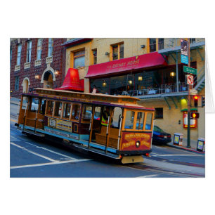 San Francisco Cable Car #5 Card