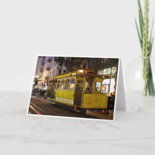 San Francisco Cable Car Greeting Card