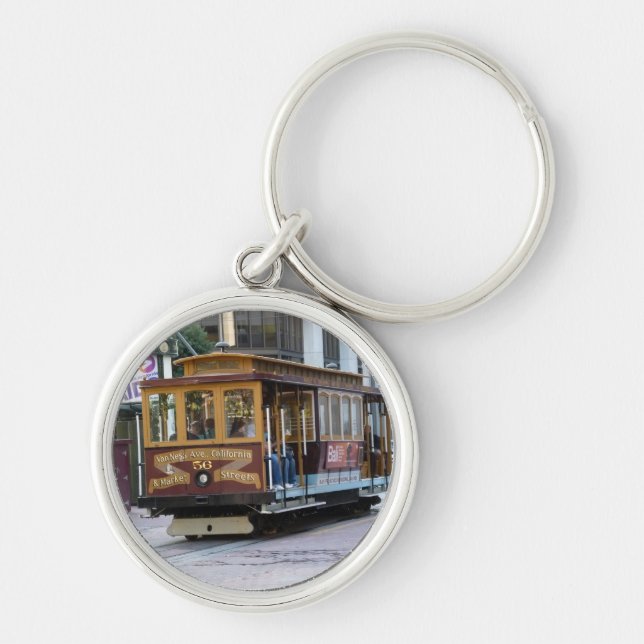San Francisco Cable Car Key Ring (Front)