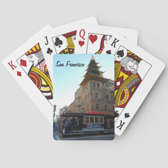 San Francisco Cable Car Playing Cards (Back)