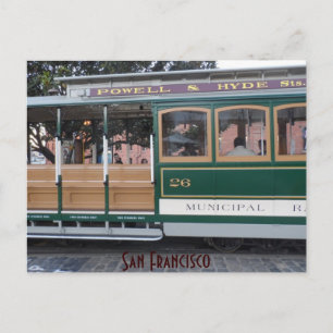 San Francisco Cable Car Postcard