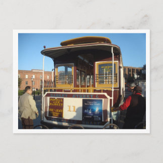 San Francisco Cable Car Postcard