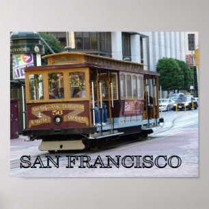 San Francisco Cable Car Poster