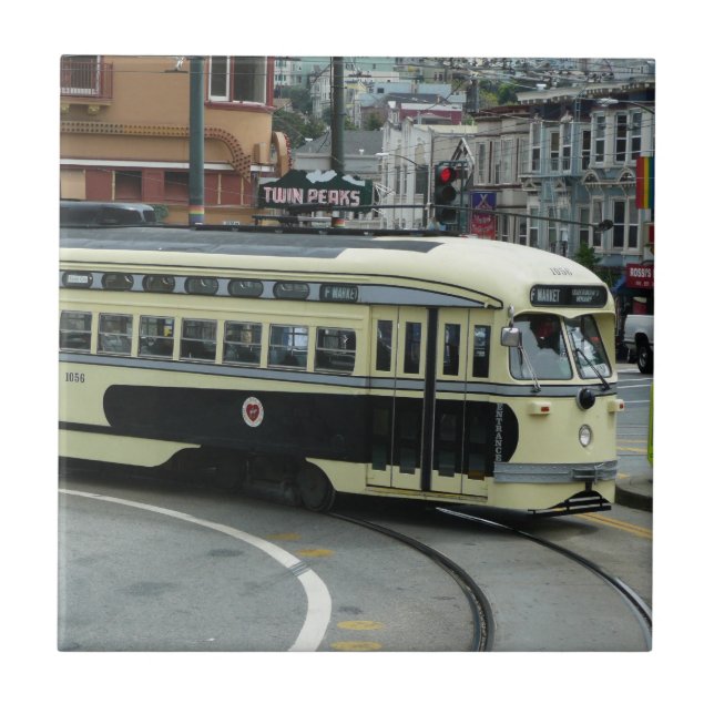 San Francisco Cable Car Tile (Front)