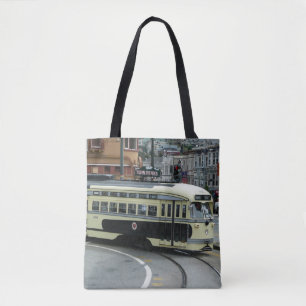 San Francisco Cable Car Tote Bag