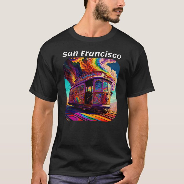 San Francisco Cable Car v2 T-Shirt (Front)