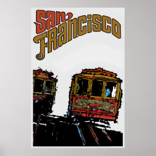 San Francisco Cable Cars Poster