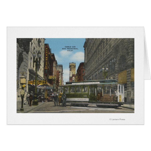 San Francisco, CACable Car Turnaround View (Front Horizontal)