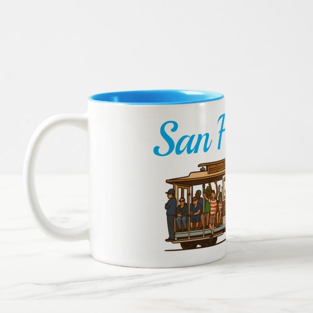 San Francisco Cale Car Mug (Left)