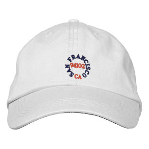 SAN FRANCISCO CALIFORNIA, 94102 EMBROIDERED HAT