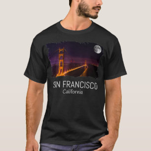 San Francisco California Bay area Golden Gate Brid T-Shirt