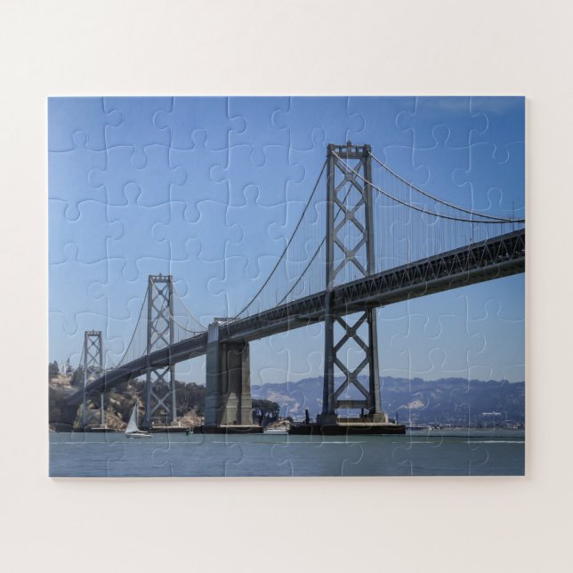 San Francisco California Bay Bridge Jigsaw Puzzle (Horizontal)