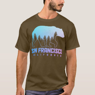 San Francisco California Bear Grizzly Pride Outdoo T-Shirt