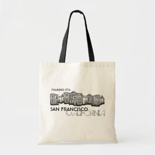 San Francisco California black old town bag
