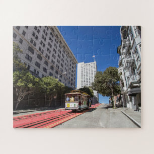 San Francisco California cable car Jigsaw Puzzle