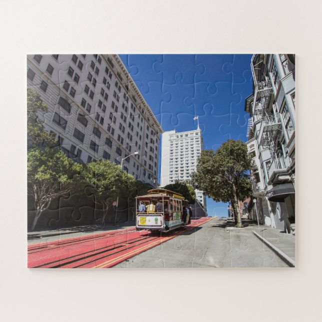 San Francisco California cable car Jigsaw Puzzle (Horizontal)