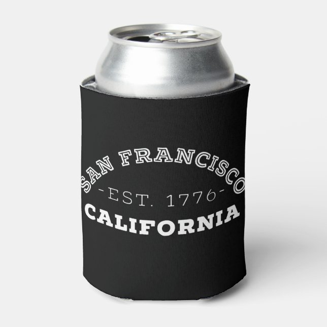 San Francisco California Can Cooler (Can Front)