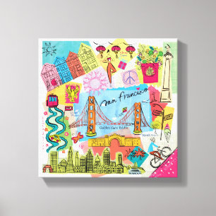San Francisco, California Canvas Print