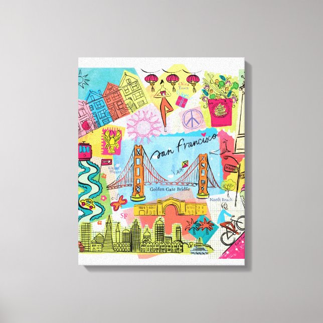 San Francisco, California Canvas Print (Front)