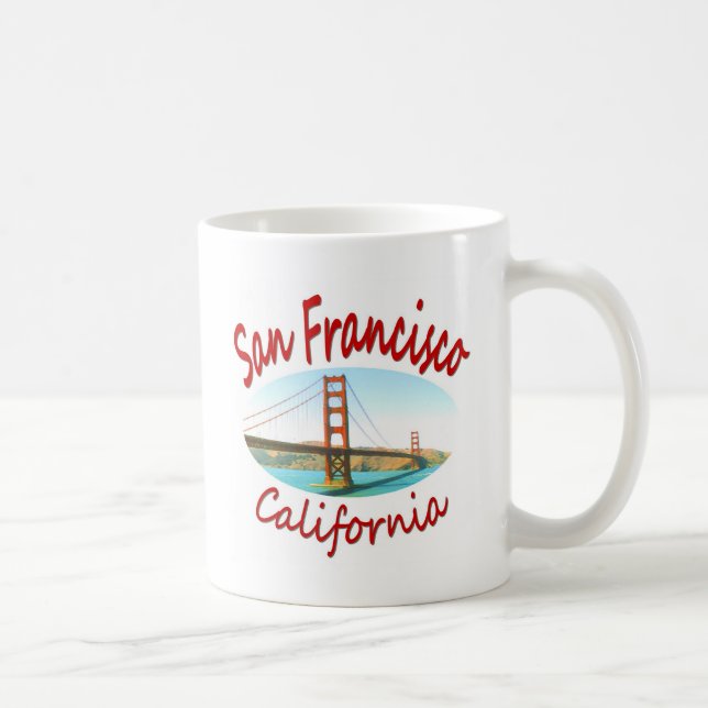 San Francisco California Coffee Mug (Right)