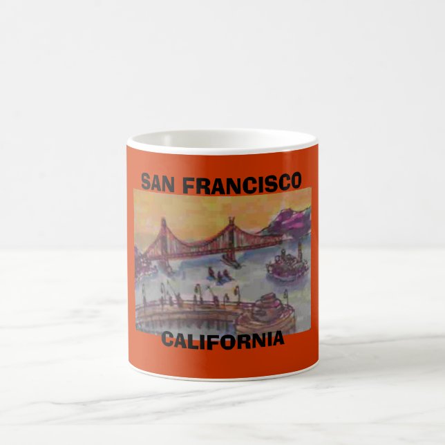 SAN FRANCISCO, CALIFORNIA COFFEE MUG (Center)