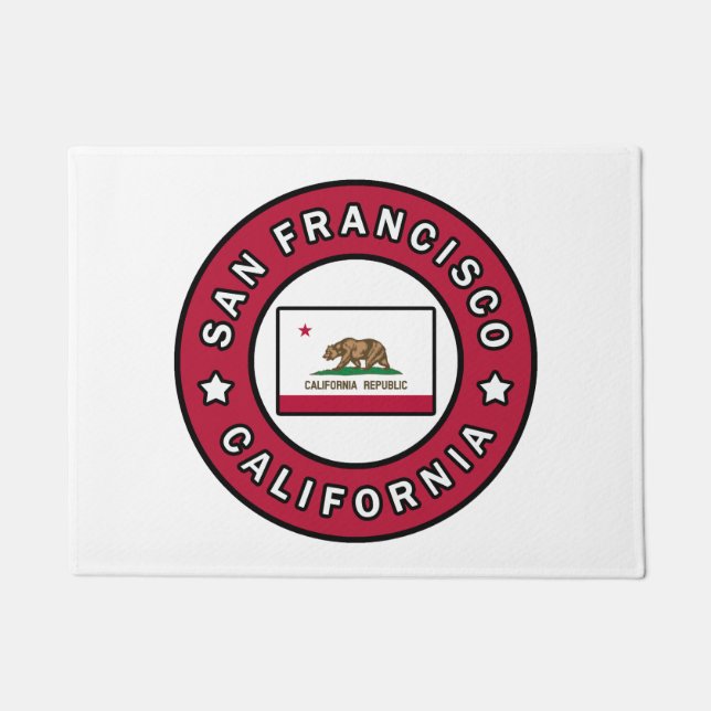 San Francisco California Doormat (Front)