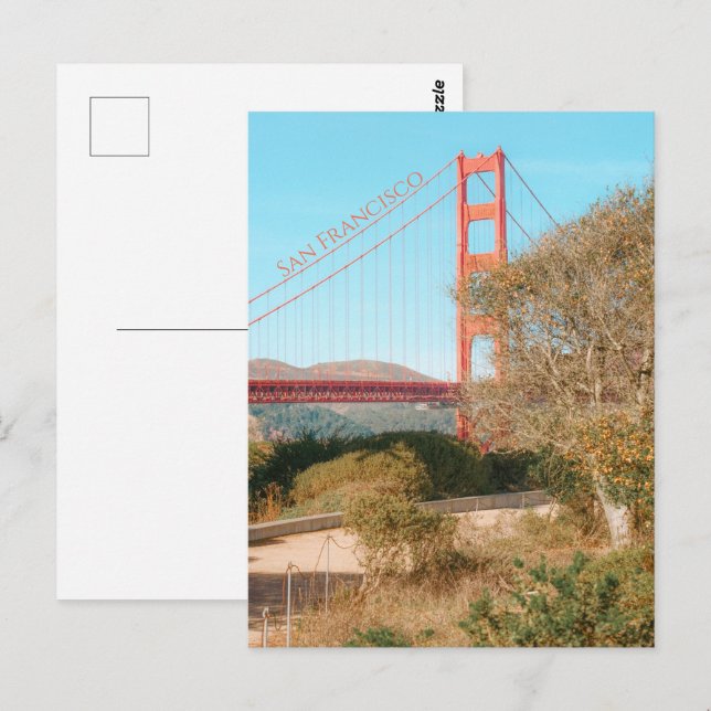San Francisco California | Film Photography Postcard (Front/Back)