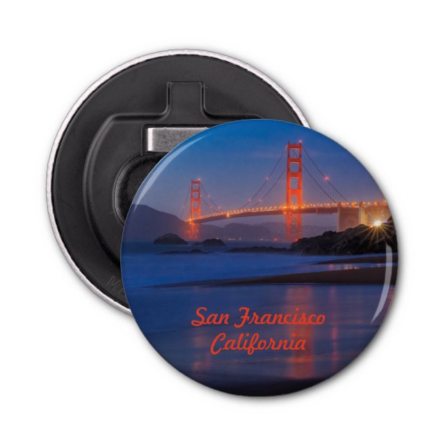 San Francisco California Golden Gate Bridge Bottle Opener (Front)