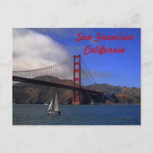 San Francisco California Golden Gate Bridge Card