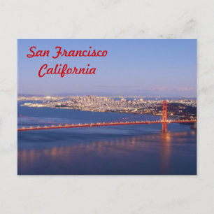 San Francisco California Golden Gate Bridge Card