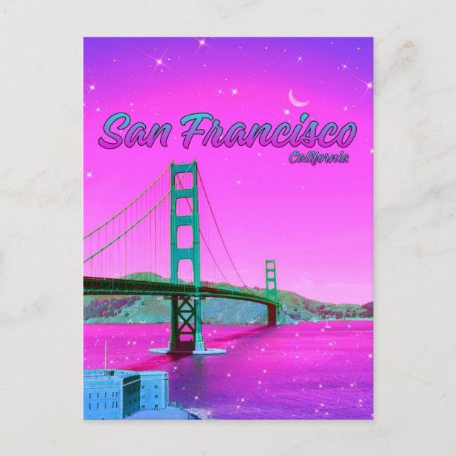 San Francisco California Golden Gate Bridge  Postcard (Front)