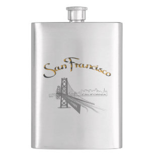 San Francisco, California Hip Flask