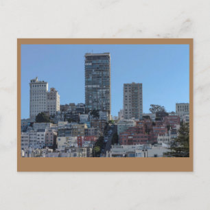 San Francisco California Homes Postcard