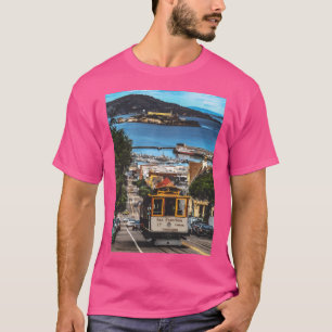 San Francisco California - Iconic Cable Car And Al T-Shirt