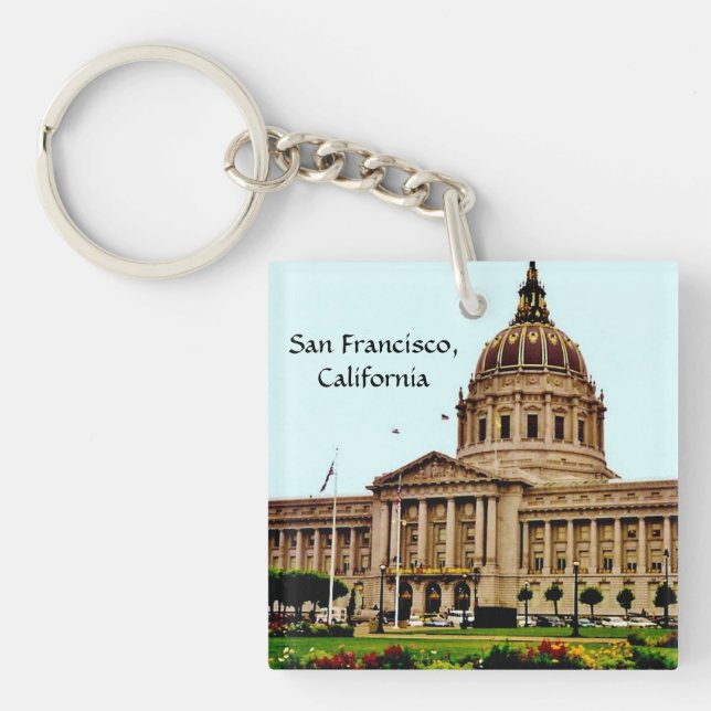 San Francisco, California Key Ring (Front)