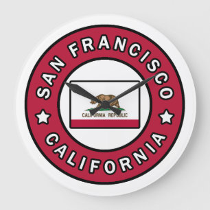 San Francisco California Large Clock