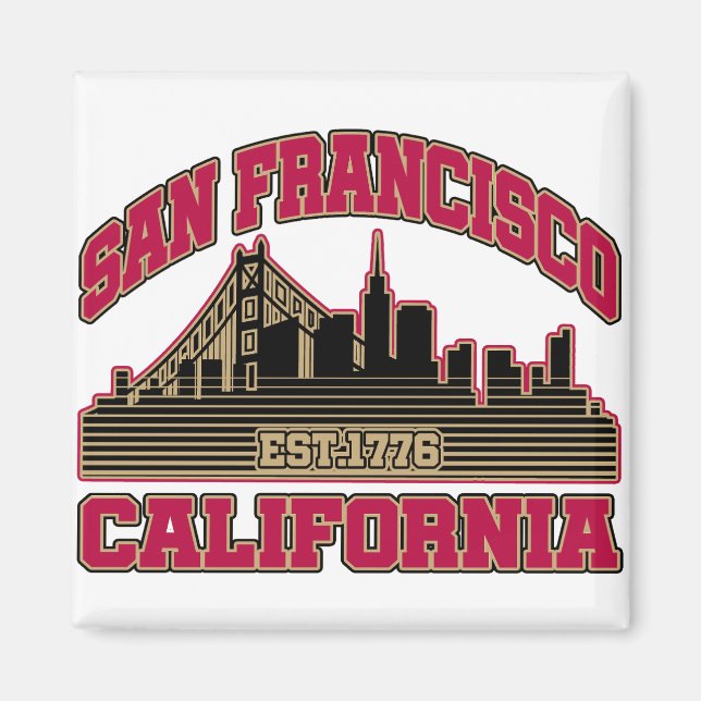 San Francisco,California Magnet (Front)