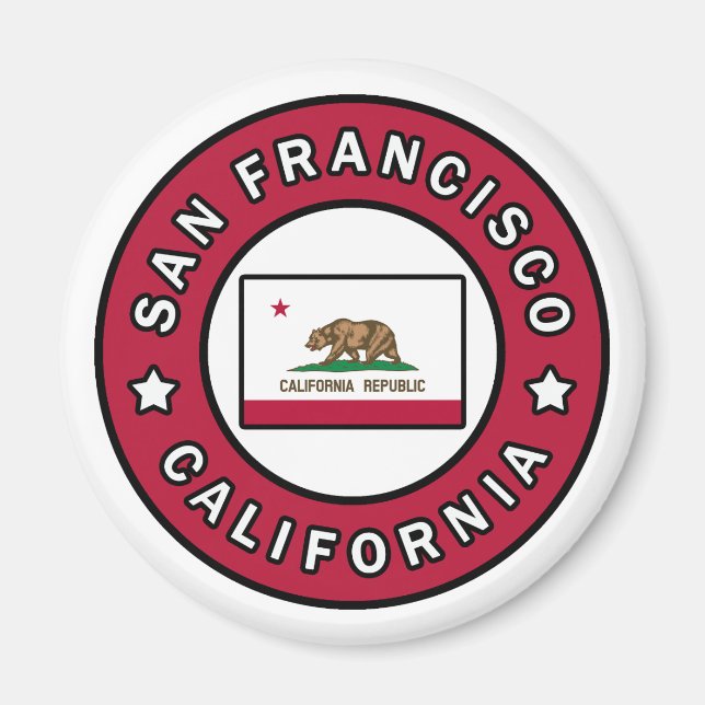 San Francisco California Magnet (Front)