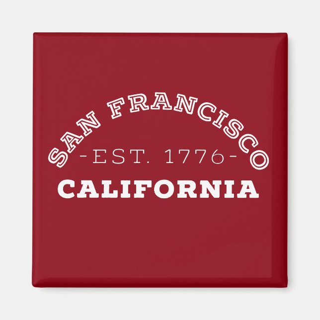 San Francisco California Magnet (Front)