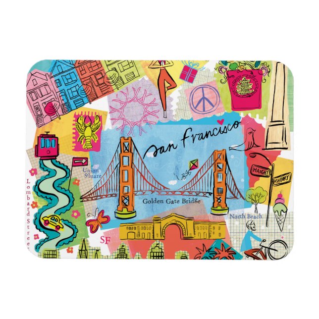 San Francisco, California Magnet (Horizontal)