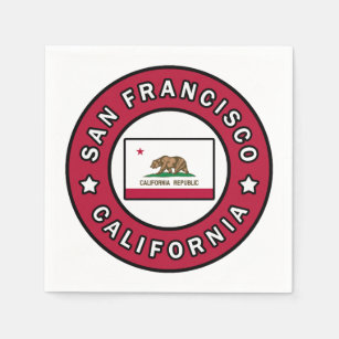 San Francisco California Napkin