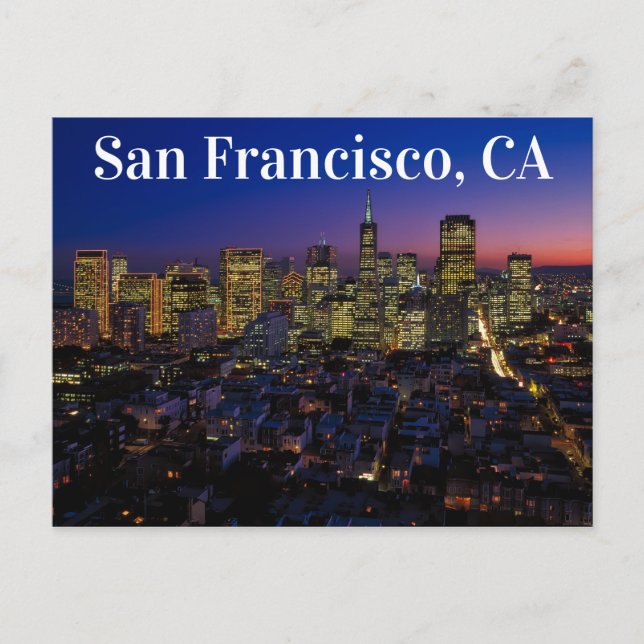 San Francisco California Postcard (Front)