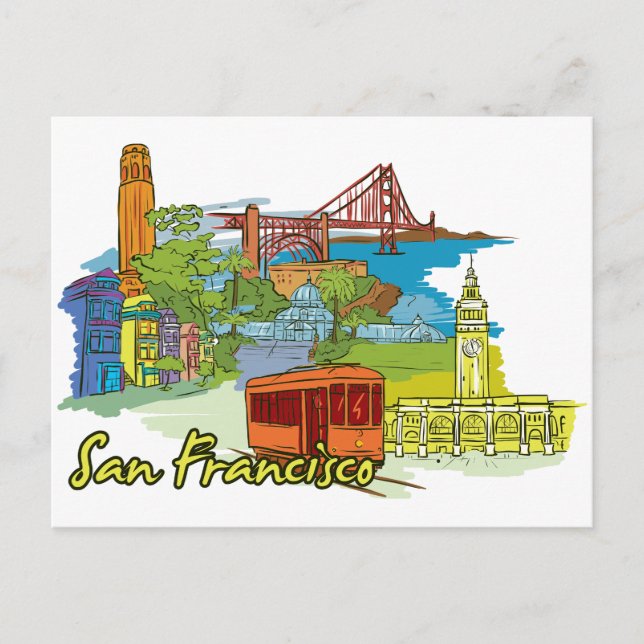 San Francisco, California Postcard (Front)
