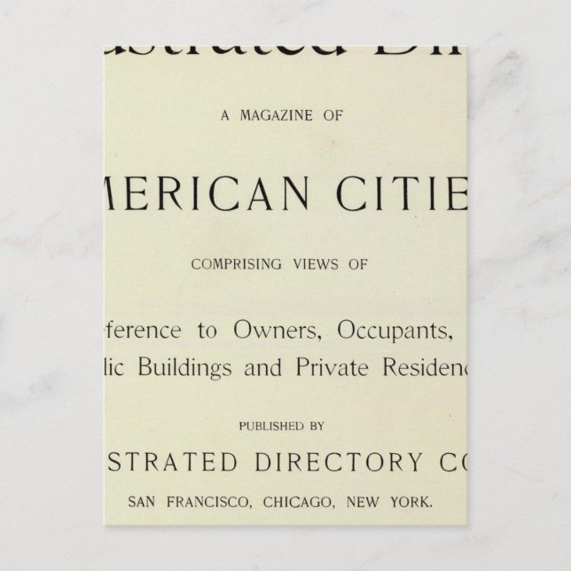 San Francisco California Postcard (Front)