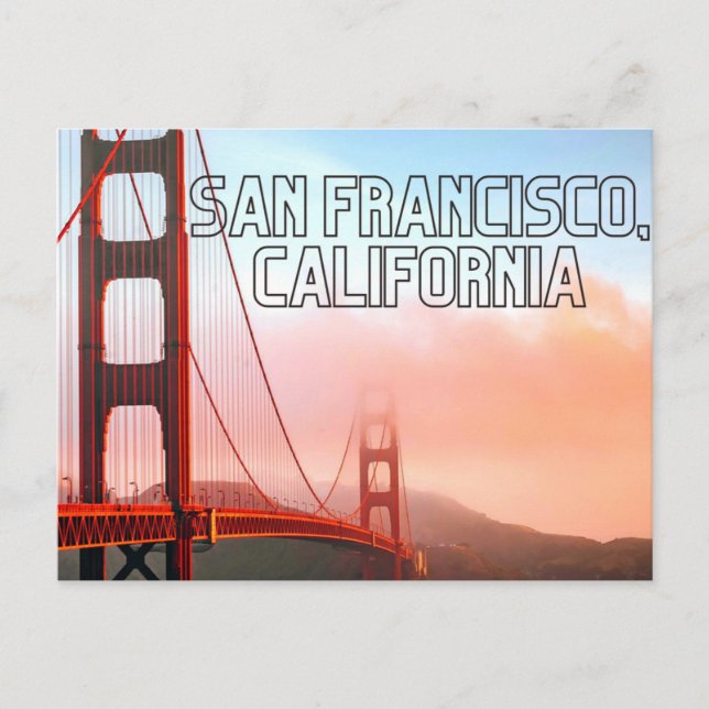 San Francisco California Postcard (Front)