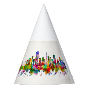 San Francisco California Skyline Party Hat