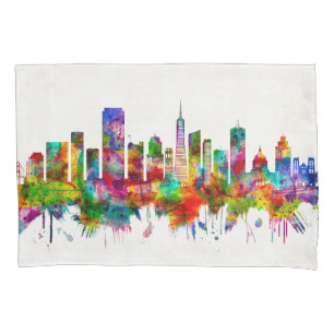 San Francisco California Skyline Pillowcase